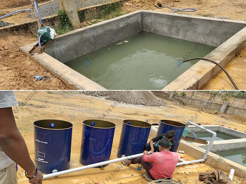 Gold Pit Leaching Plant